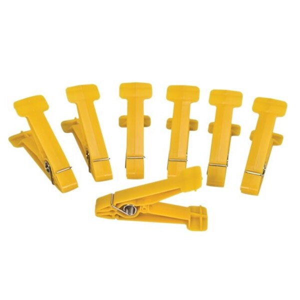 Fabrication Enterprises 10-0841 Graded Pinch Finger Exerciser - 7 Replacement Pinch Pins - Yellow; X-Light